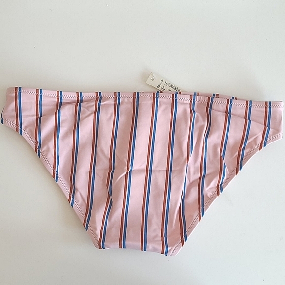 MADEWELL Stripe Bandeau Bikini Top Bottom Swimsuit - Picture 6 of 15